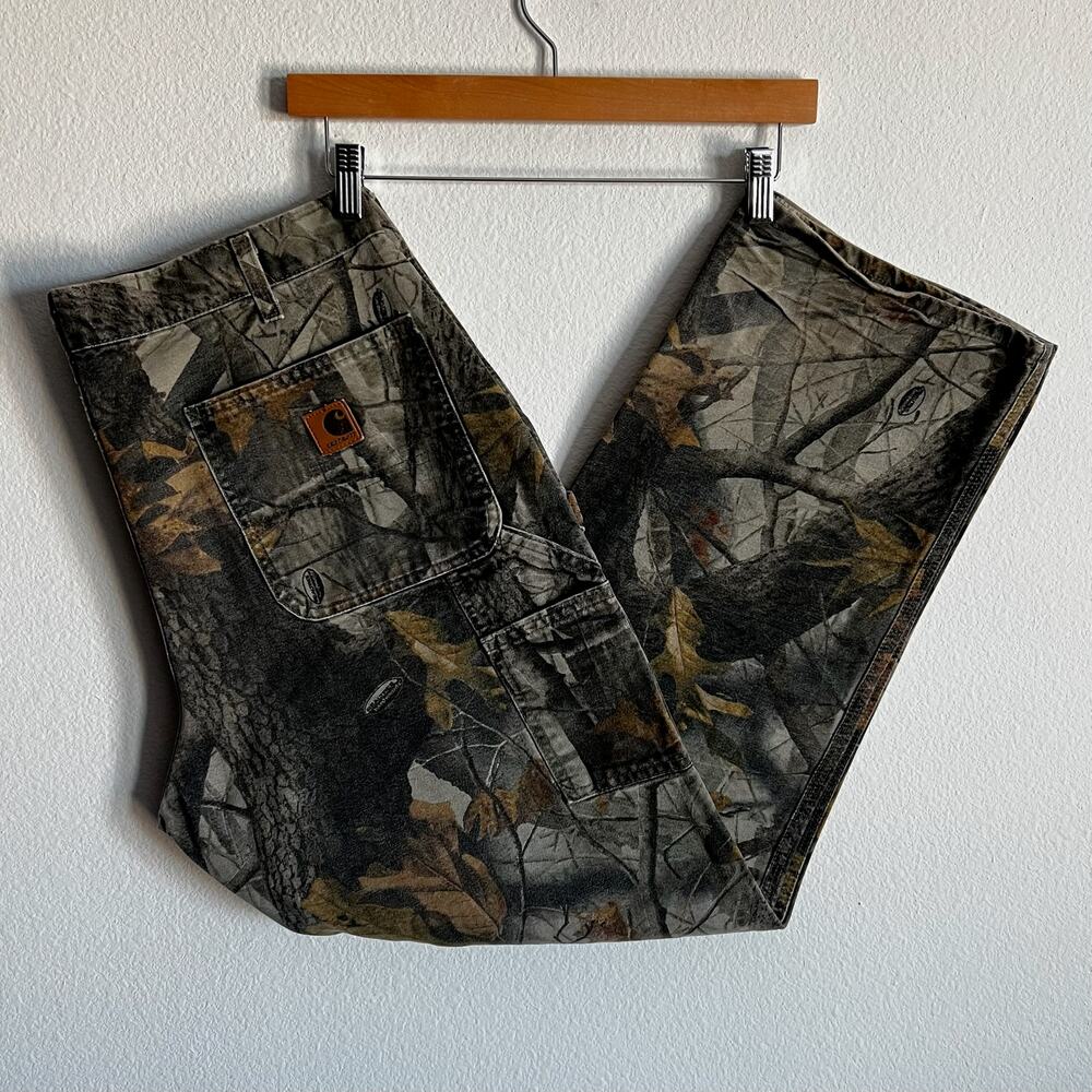 Carhartt B158 CMO realtree camo work wear carpenter pants